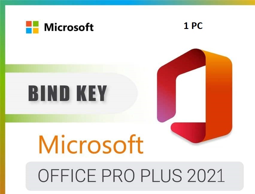 OFFICE PROFESSIONAL PLUS 2021 Email BIND KEY 1 PC LIFETIME(Windows)